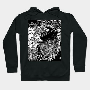 Witching Hour hoodie (back design) by Amy Brereton Hoodie
